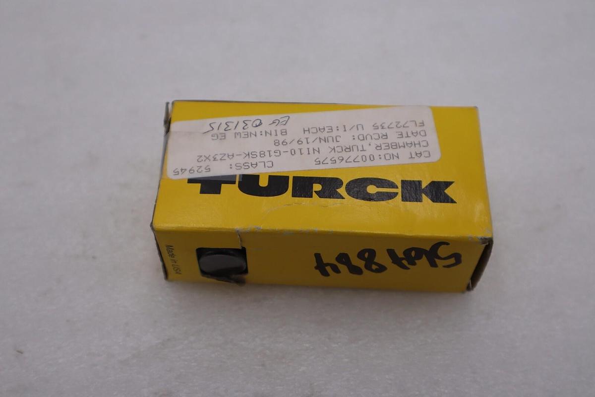 Used NEW OPEN BOX Turck NI10-G18SK-AZ3X2 Inductive Sensor 55mm STOCK G892A
