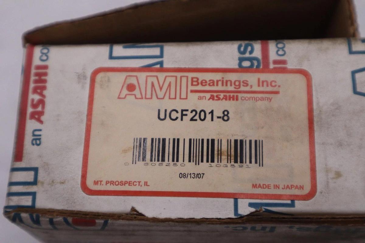 NEW OPEN BOX AMI BEARINGS UCF201-8 / UCF2018 STK K3239CC