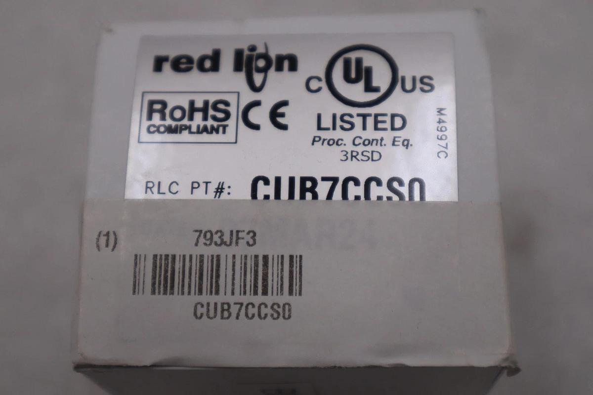 Used NEW RED LION CUB7CCS0 ELECTRONIC COUNTER STOCK G770A