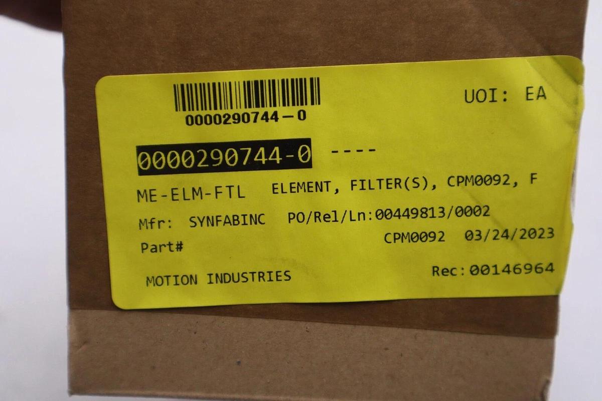 Used LOT OF 2 - NEW SYN-FAB CPM0092 / CPM0092 STOCK G388A