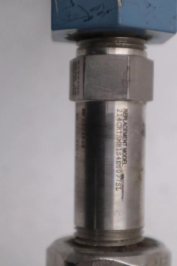 Used Rosemount 214C Temperature Sensor 214CRTSMB1S4E0077SLXAXW -50 TO 450 C #3527A