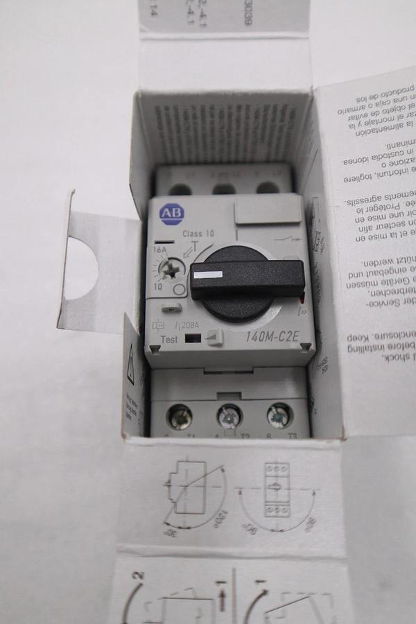 Factory New Allen Bradley 140M-C2E-C16 Motor Protection Circuit-Breaker #G684A