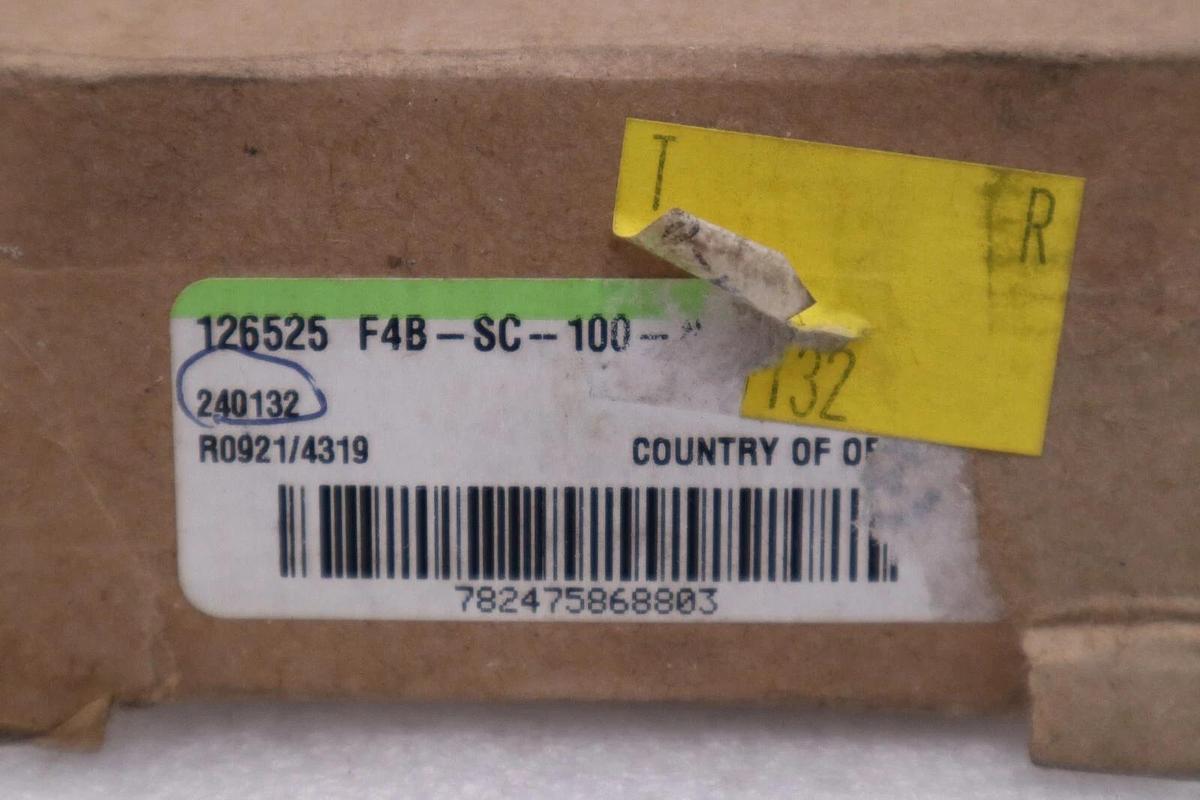 Used NEW DODGE 126525 F4B-SC-100-NL STANDARD BALL BEARING 4-BOLT FLANGE STOCK H611A