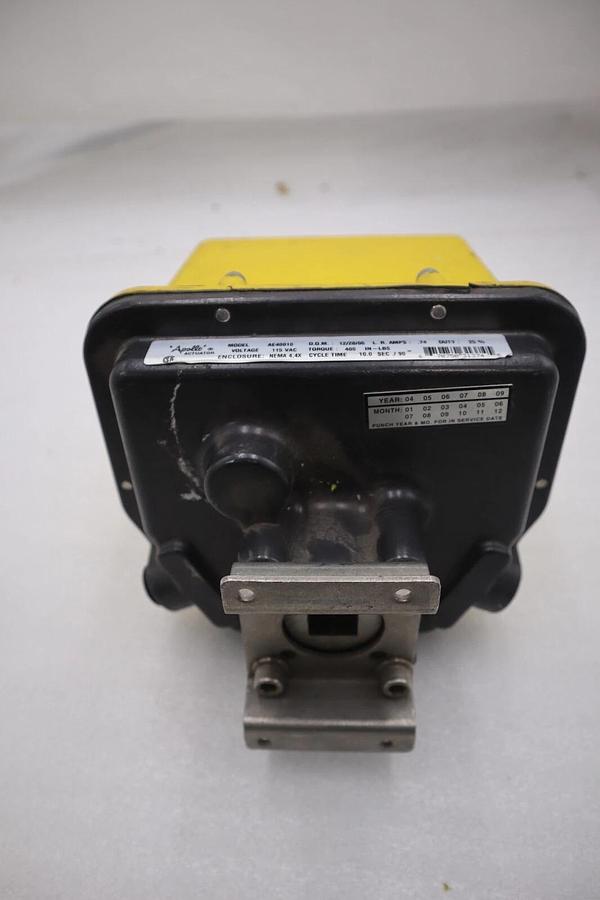 Used APOLLO AE40010  ACTUATOR 115VAC NEMA 4 TORQUE 400 IN-LBS STOCK 3452-A
