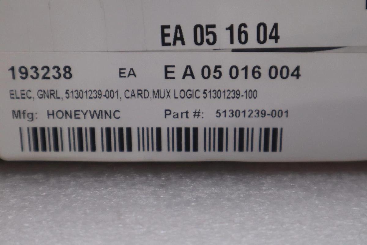 Used New Honeywell 51301239-100 Pwb Logic Mux Tc Board STOCK G177