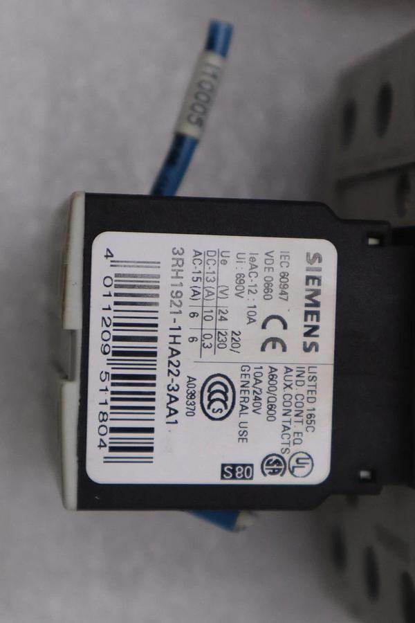 Used SIEMENS 3RH1924-1GP11 COUPLING LINK STOCK H1827