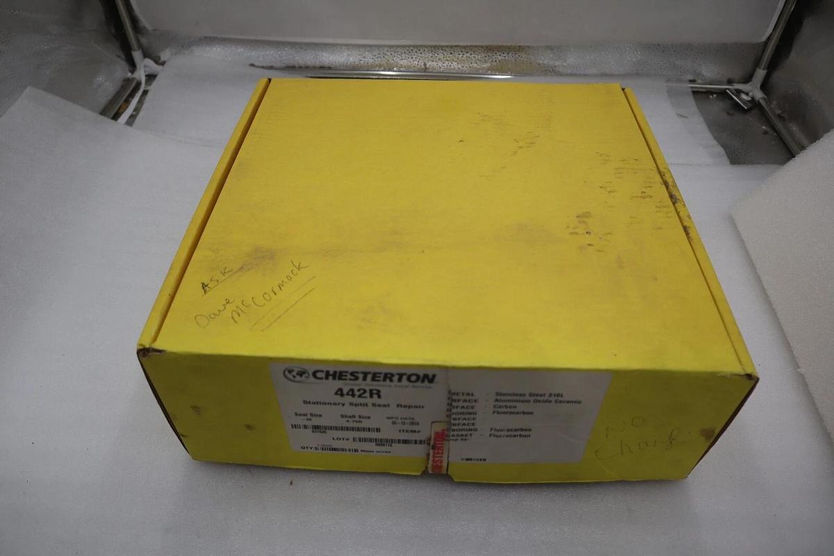 Chesterton 442R Stationary Split Seal Repair Kit SEAL SIZE 38 SHAFT SIZE 4.750