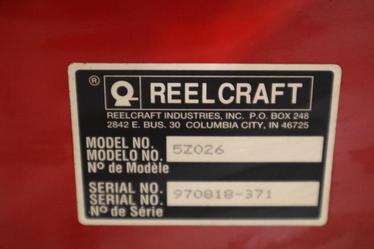 Used Reelcraft 9000 Reel w/ Hose Model 5Z026 STOCK HP167