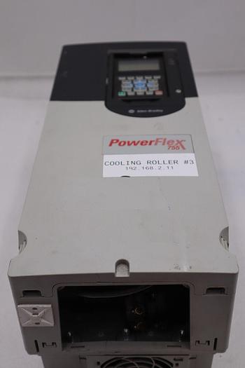 Used Allen Bradley 20G11ND027AA0NNNNN 20HP 480V PowerFlex 755 AC VFD STOCK 306-A