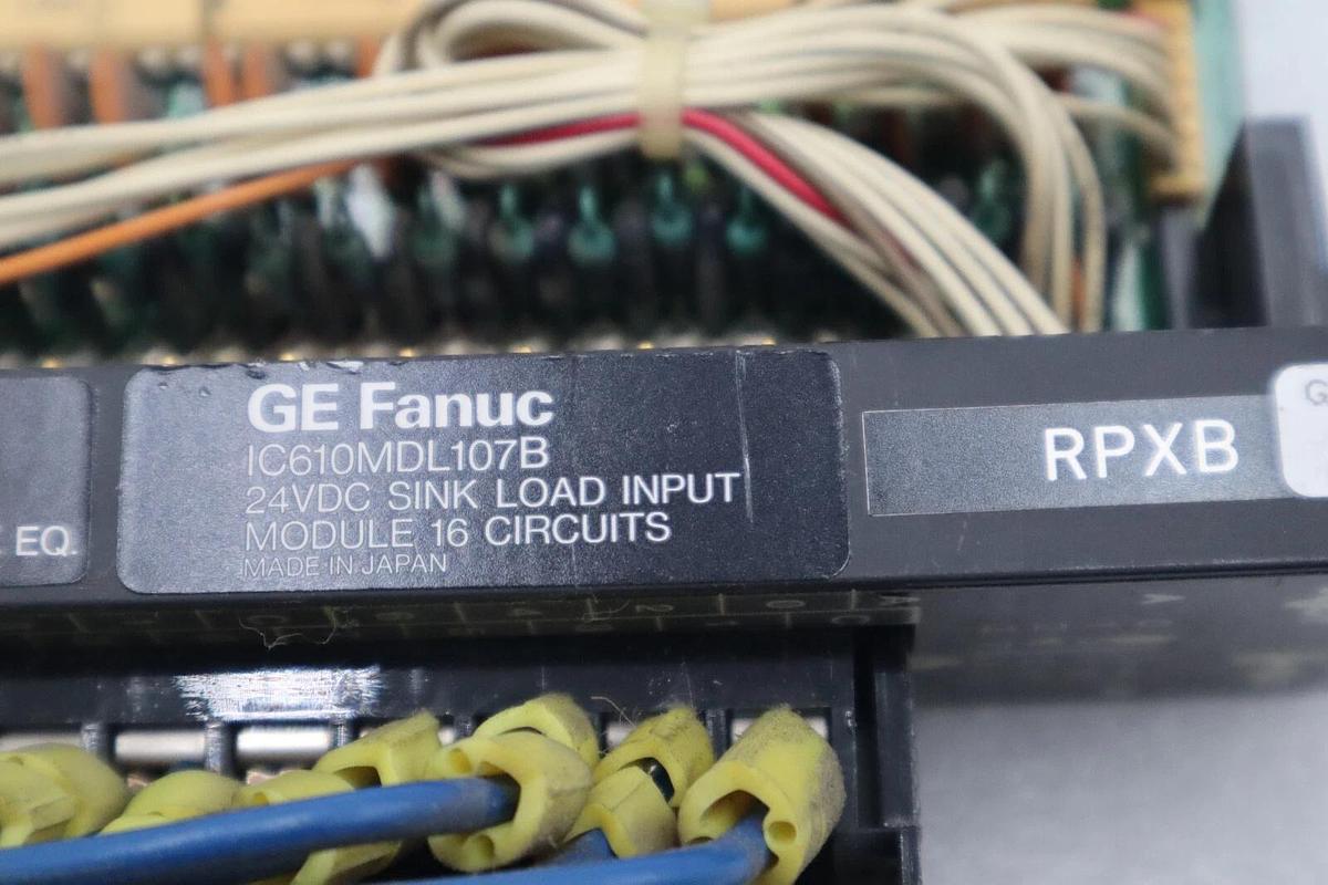 Used GE FANUC IC610MDL107B SINK LOAD INPUT MODULE 24VDC 16 Circuits STOCK L-578C