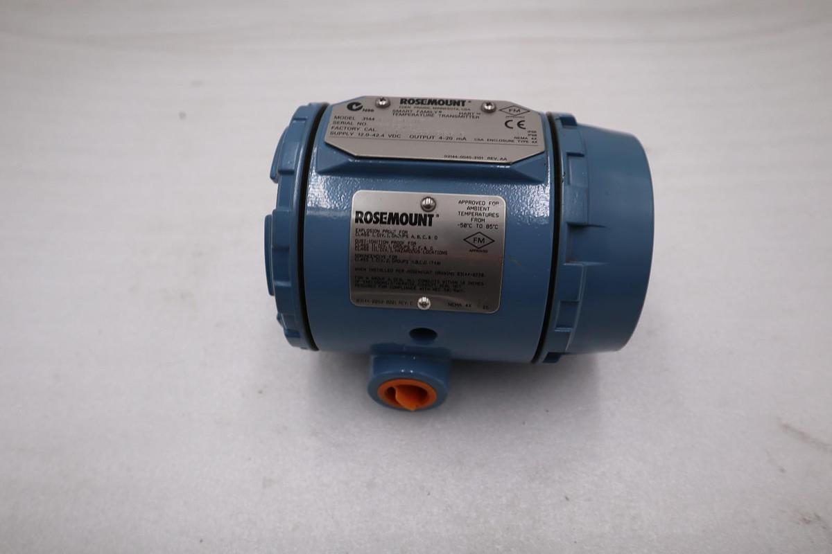 Used NEW Rosemount 3144D1E5B4M5 Pressure Transmitter STOCK L-96C