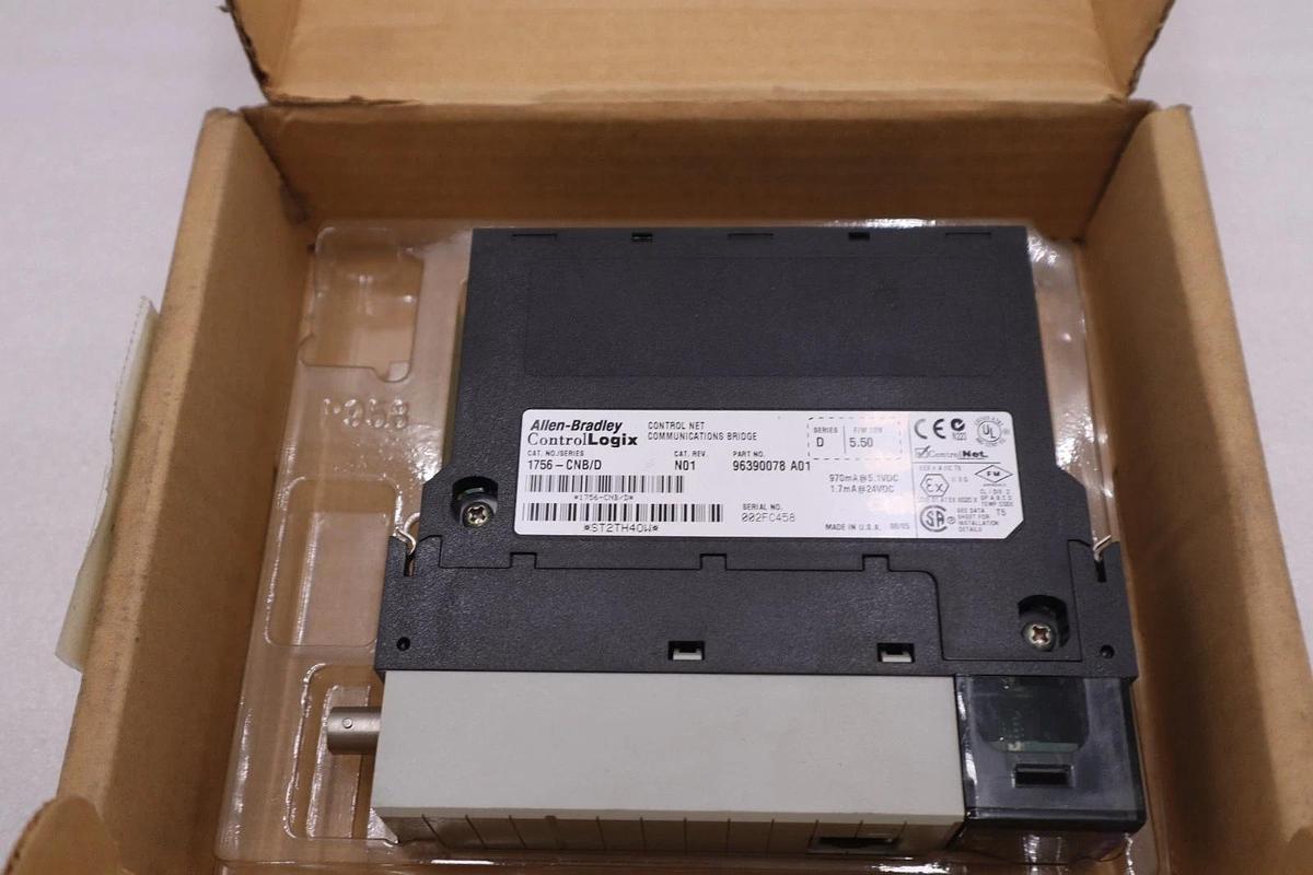 Used Allen Bradley 1756-CNB/D Control Net Communication Bridge STOCK 5243CC
