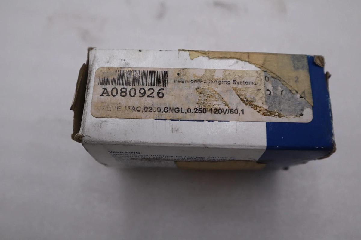 Used MAC VALVES INC 225B-111CABA VALVE STOCK H805A