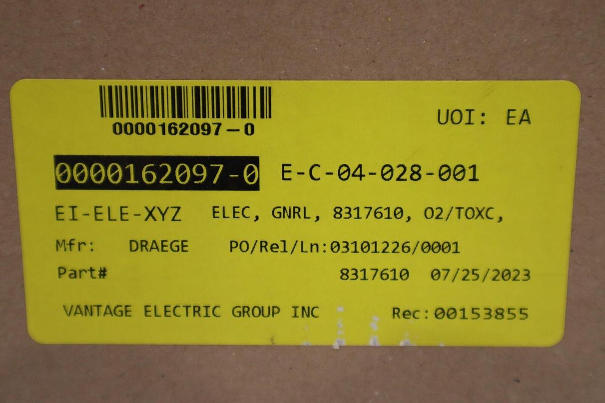 NEW Drager 8317610 Polytron 7000 Gas And Oxygen Detector SIX AVAILABLE #G49A