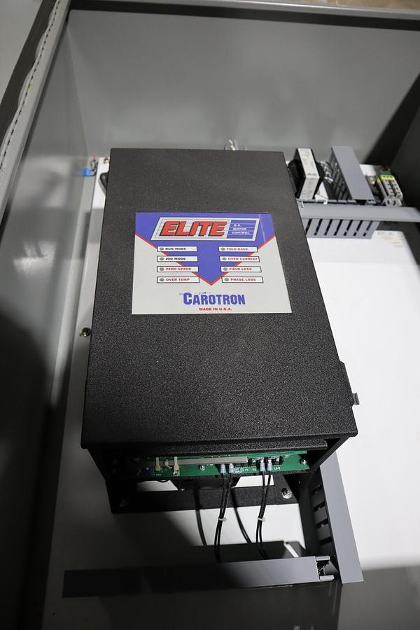 Used Carotron E06040-000 ELITE D.C. MOTOR CONTROLLER WITH CABINET NEW STOCK S-575