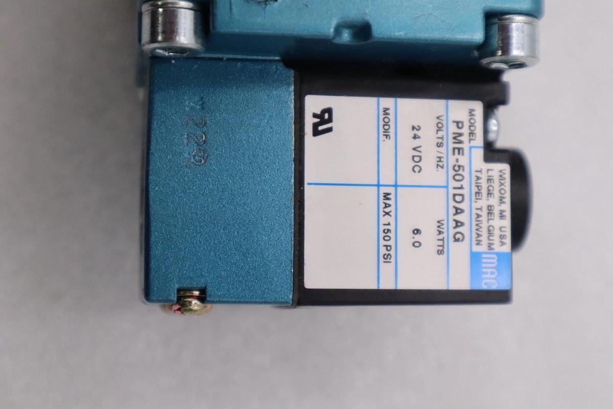 MAC VALVES INC 6523B-000-PM-501DA / 6523B000PM501DA NEW UNIT STOCK H1628