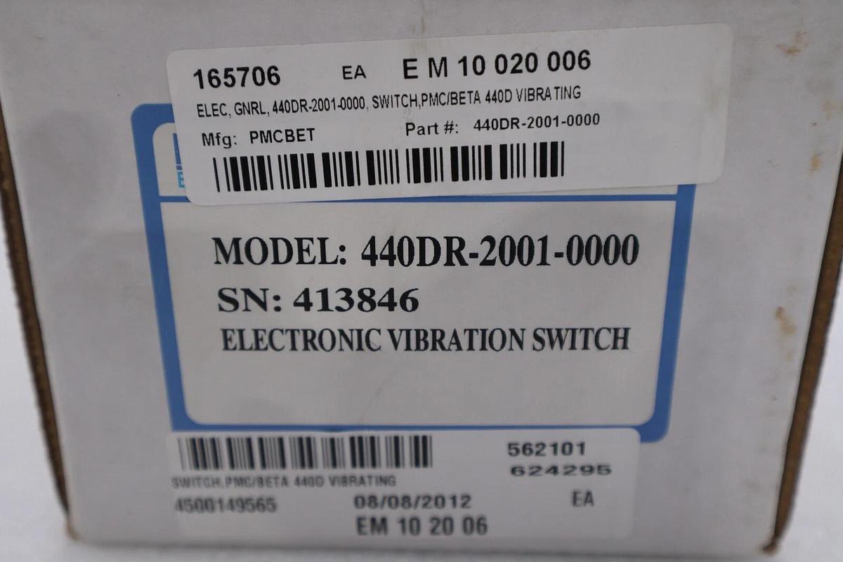 Used METRIX VIBRATION 440DR-2001-0000 / 440DR20010000 (BRAND NEW) STOCK G694