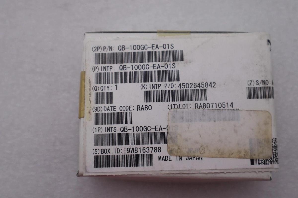 Used NEW NEC ELECTRONIC QB-100GC-EA-01S FREE SHIPPING STOCK #2705