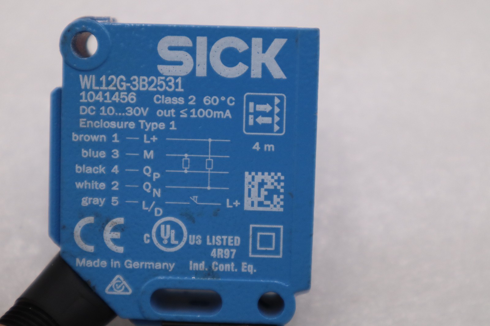 Used SICK WL12G-3B2531 Proximity Switch Sensor STOCK H1206A
