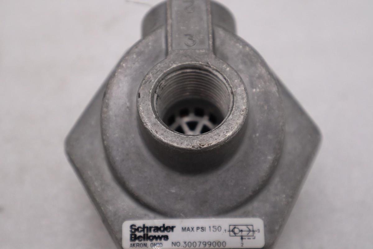 Schrader Bellows 300799000/ 30077-9000 Quick Exhaust Valve - STOCK GF159A
