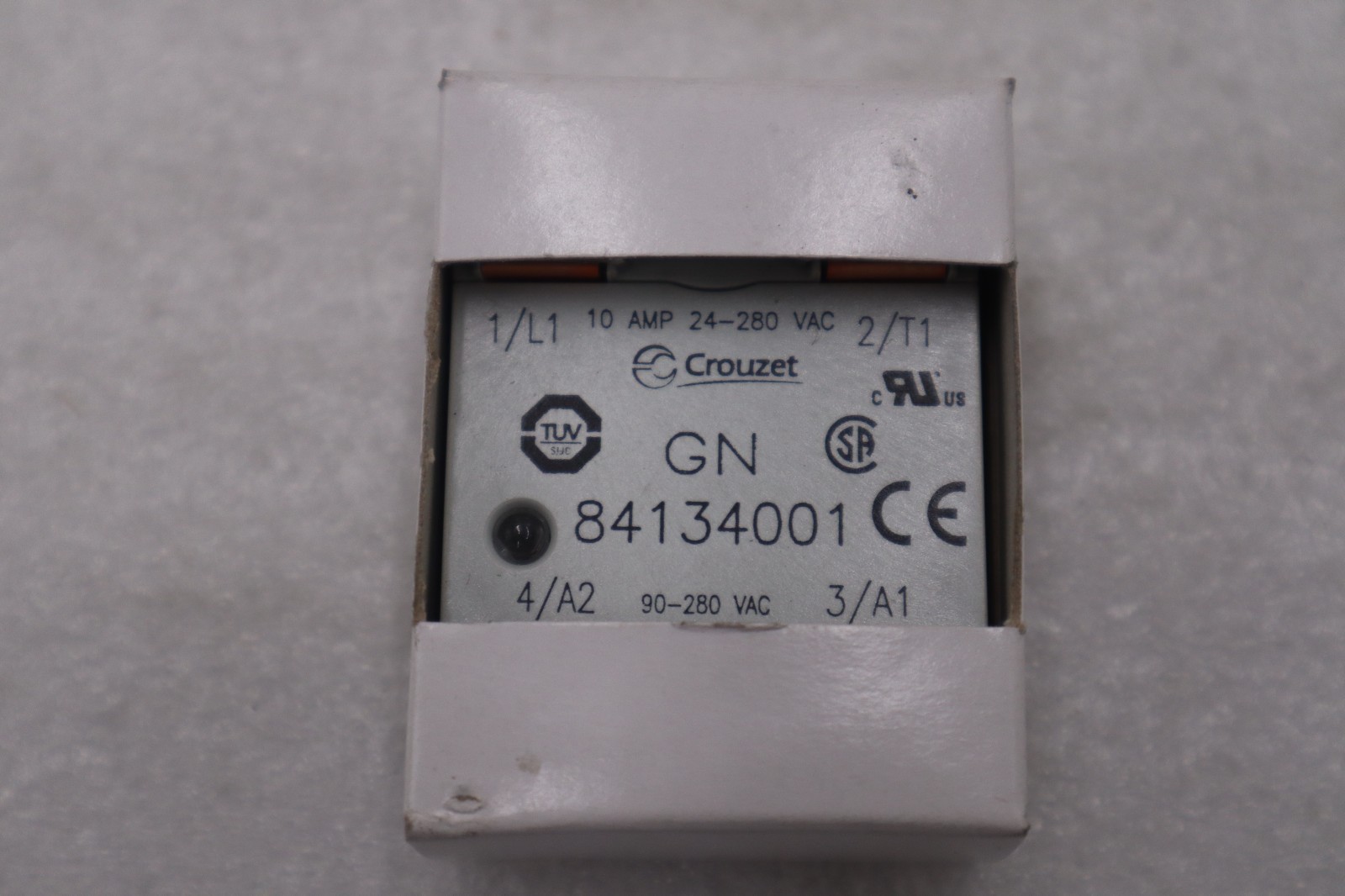 Crouzet GN 84134001 - 10AMP - 24-280 VAC - Solid State Relay - STOCK GF690A