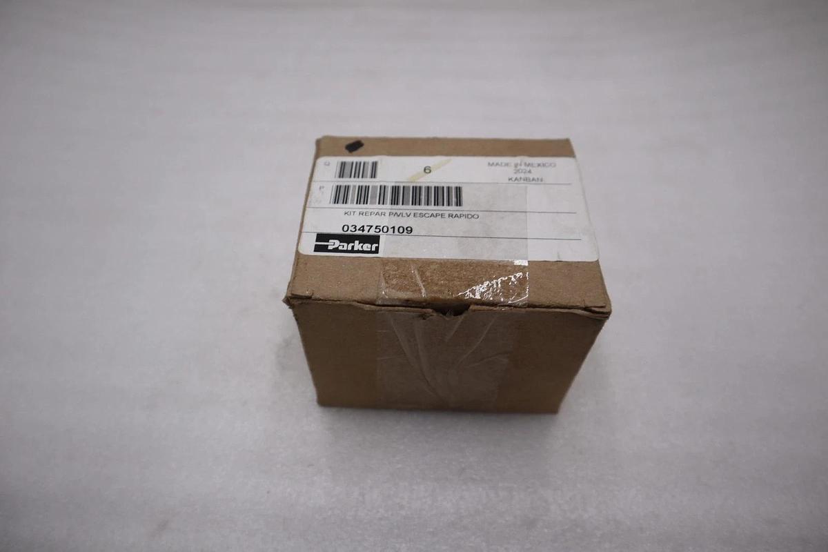 Used BOX OF 6 - PARKER 034750109 KIT REPAIR P/VALVE ESCAPE - STOCK GF156A
