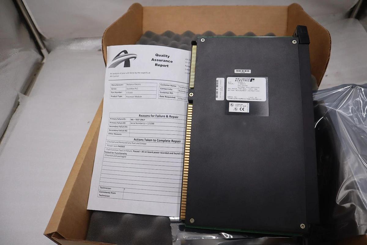 Reliance Electric 57C435 NEW AUTOMAX 7010 PROCESSOR NEW IN BOX STOCK GF-1408