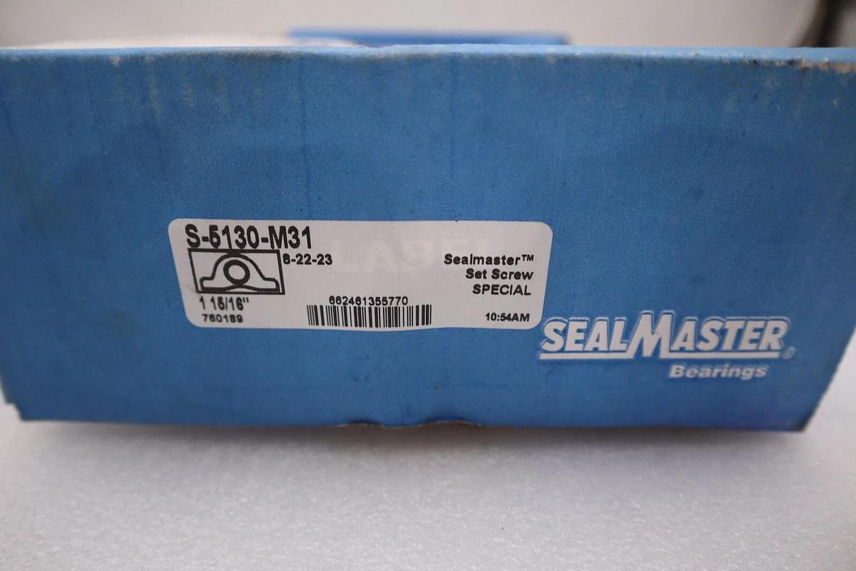Used NEW SEALMASTER S-5130-M31 SET SCREW SPECIAL NEW IN BOX (TWO AVAILABLE) #H89