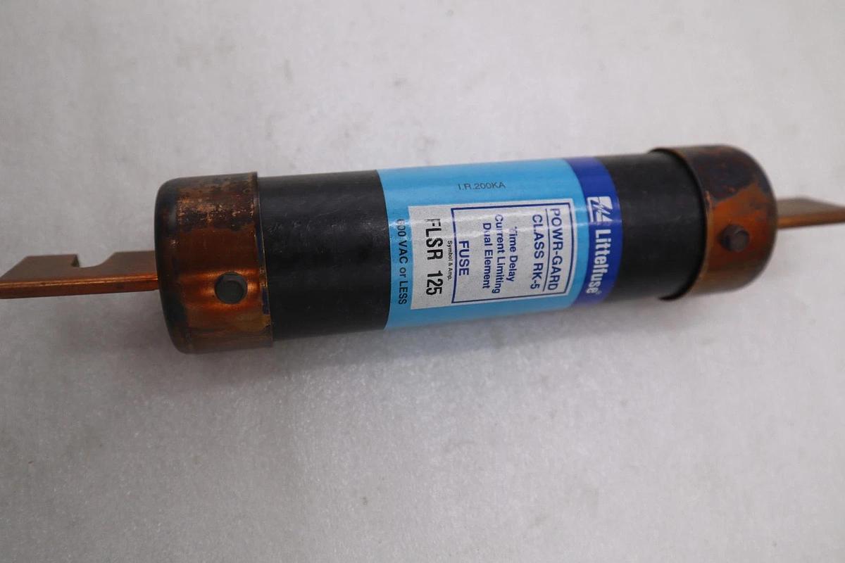 Used LOT OF 2 - Littlefuse FLSR 125 Class RK5 Fuse 600V - STOCK 5808A