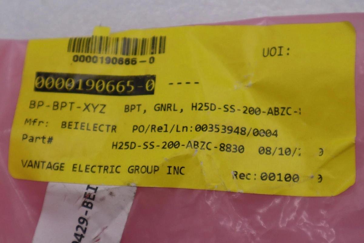 NEW BEI H20D-SS-200-ABZC-28V/5-SM18 Encoder 5-28Vdc NEW IN 2020  #G848A