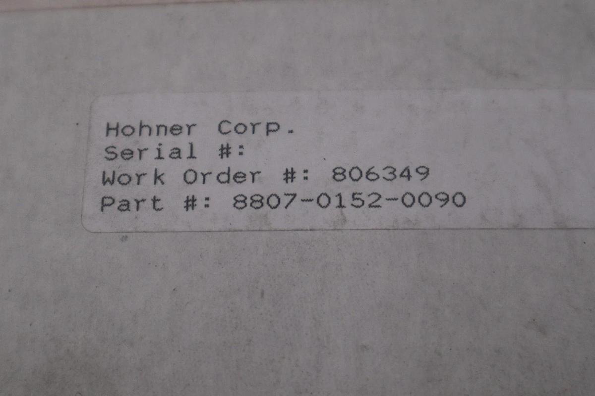 HOHNER AUTOMATION 8807-0152-0090 / 880701520090 STOCK H264A