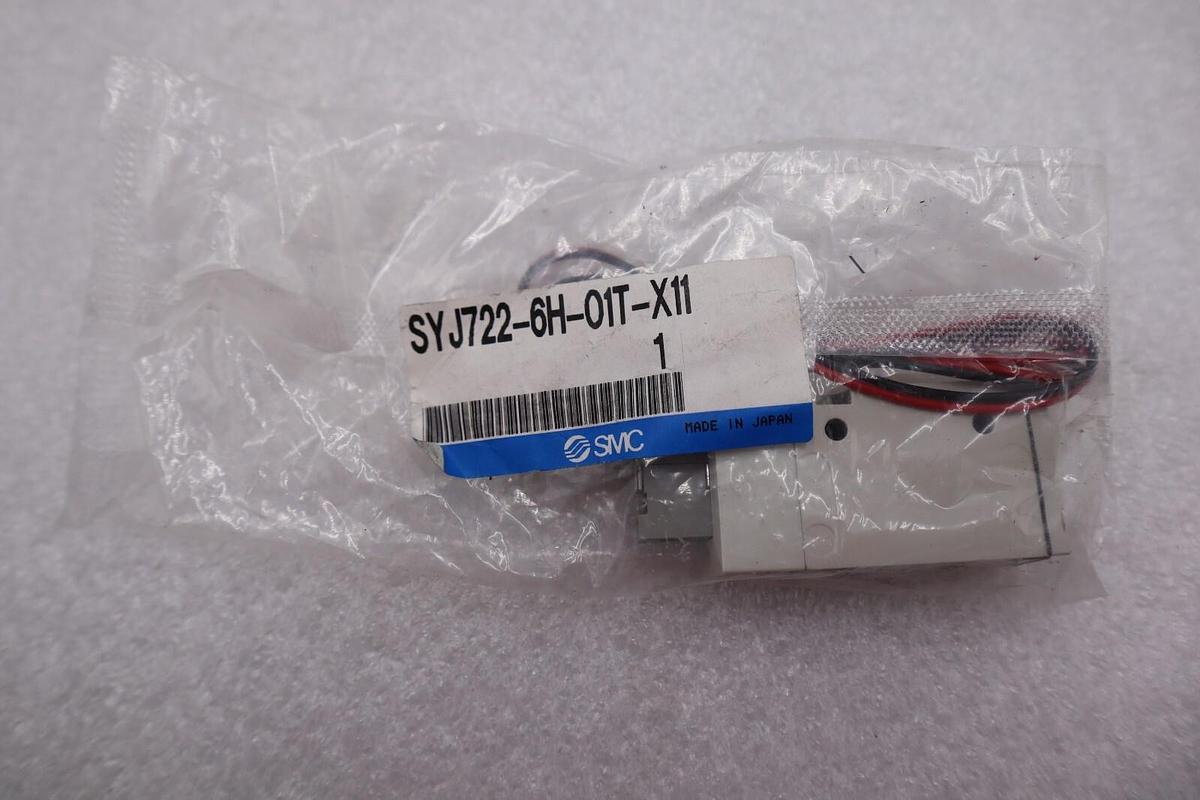 Used NEW SMC SYJ722-6H-01T-X11 Solenoid Valve #L-377-A