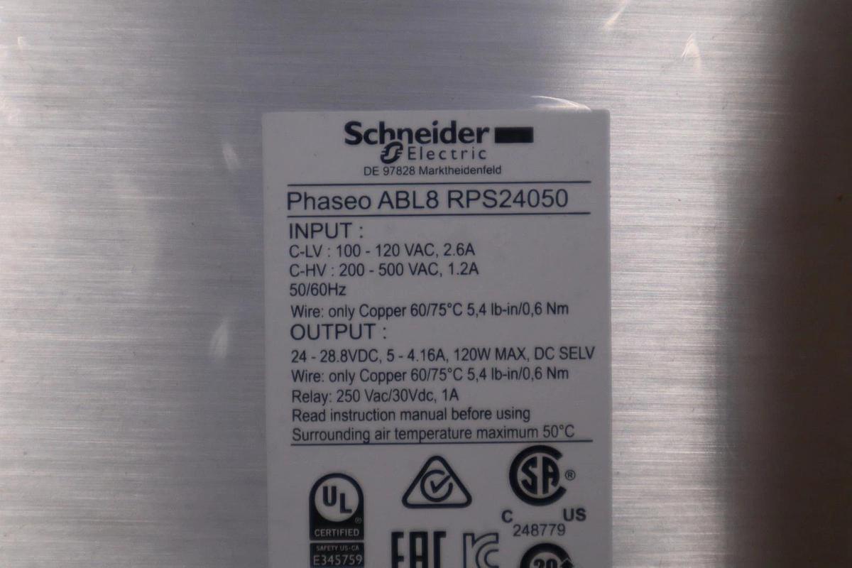 Used SCHNEIDER ELECTRIC ABL8RPS24050 POWER SUPPLY NEW IN BOX STOCK 3256A