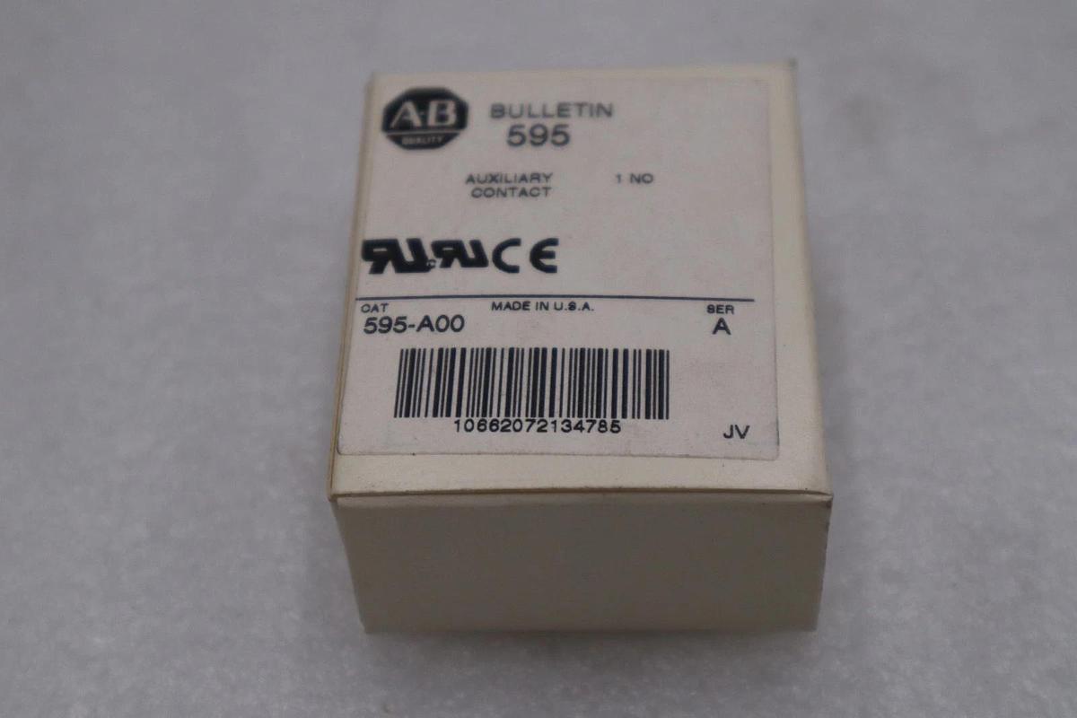 LOT OF 5 -- NEW OPN BOX AB Allen Bradley 595-A00 Auxiliary Contact STK H800