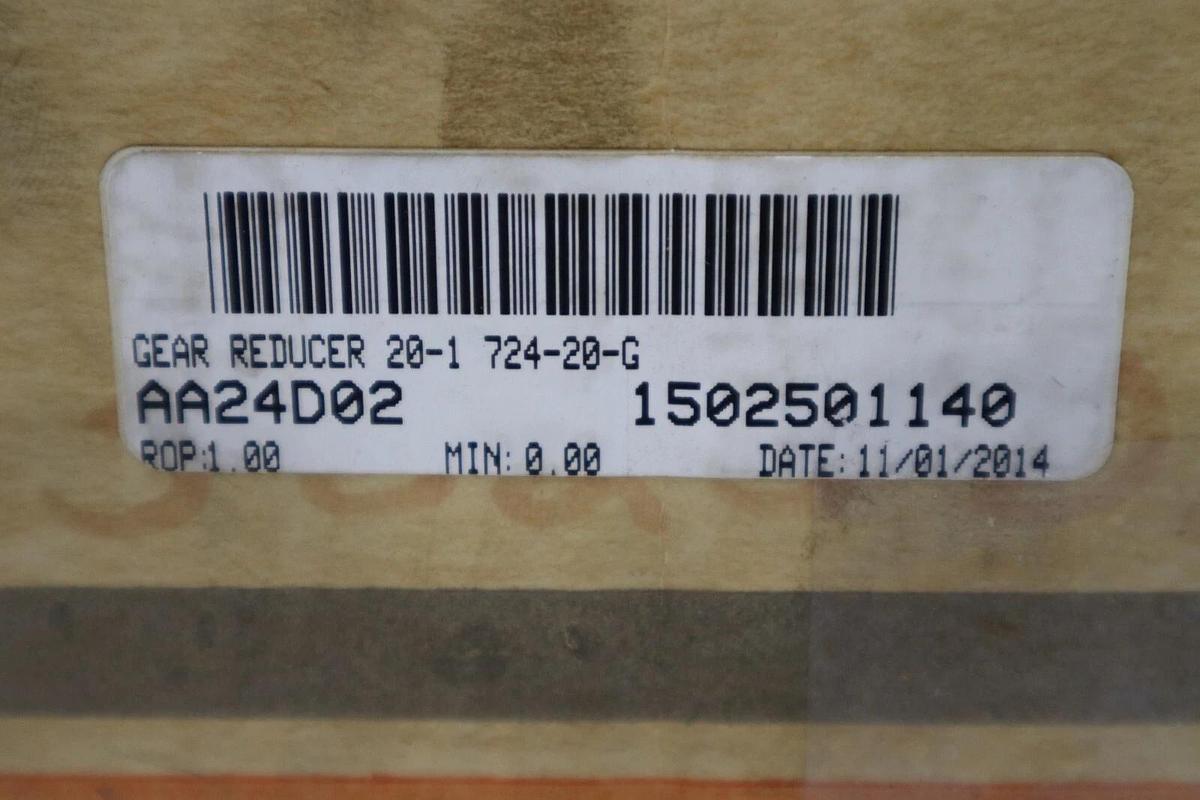 NEW ALTRA INDUSTRIAL MOTION 724-20-G/ 72420G WORM SPEED REDUCER STOCK 3021A