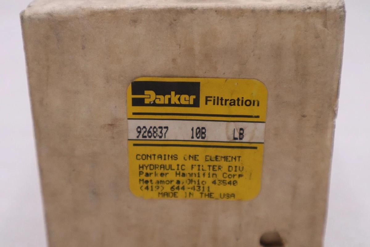NEW OPEN BOX Genuine Parker 926837Q 10Q Hydraulic Filter STK GF1158