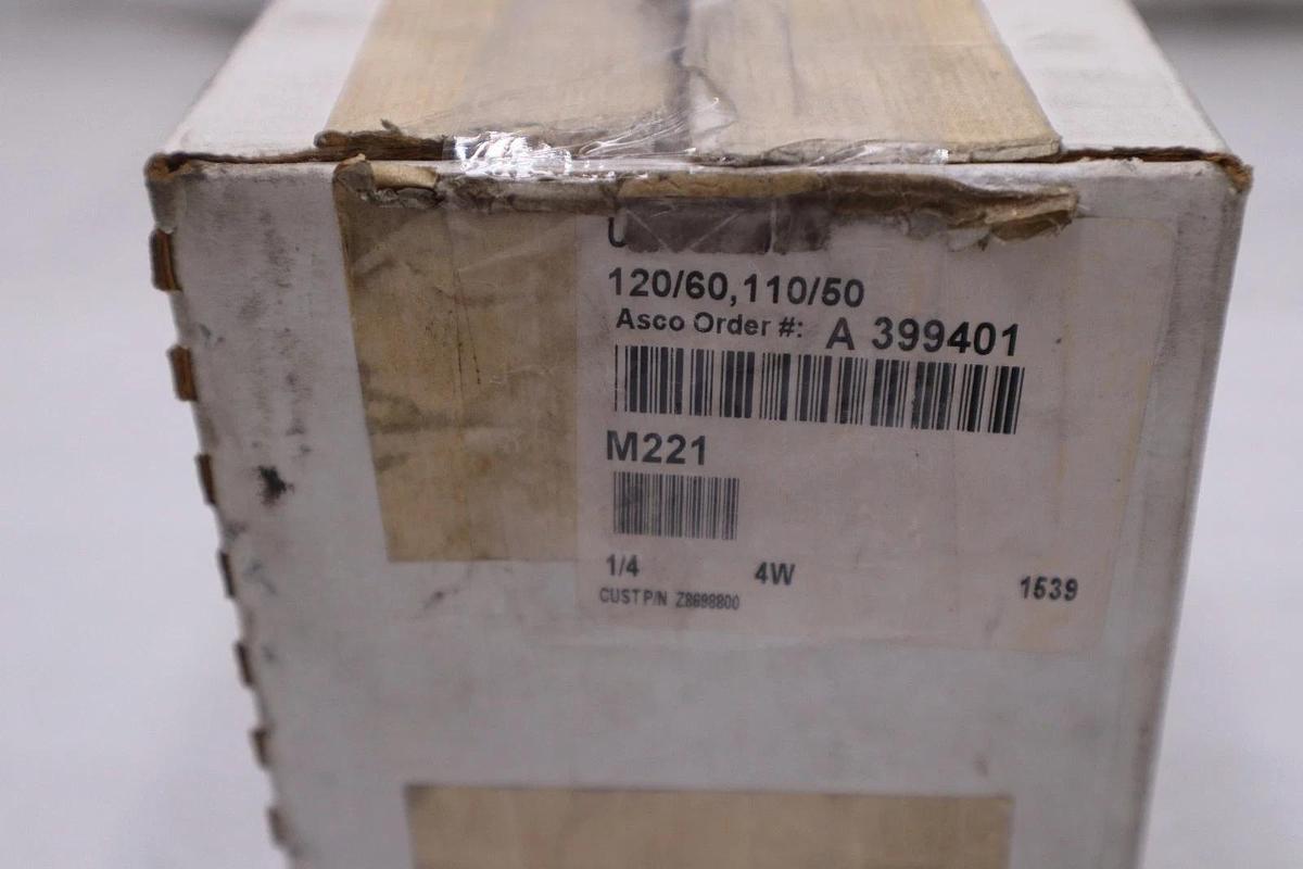 Used NEW ASCO U8401B101 SOLENOID VALVE 24VDC 20-150 PSI - STOCK K-3254CC