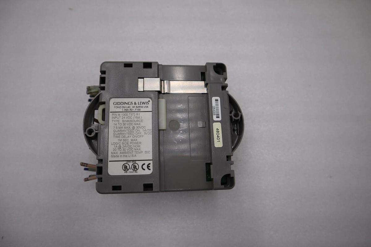 Used Giddings & Lewis M.1300.7372 R1 Input Module 24VDC SINK/SOURCE STOCK 5158A