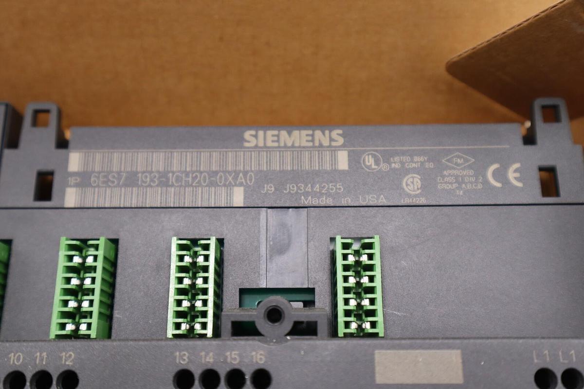 SIEMENS 6ES7 193-1CH20-0XA0 BLOCK TERMINAL MODULE STOCK 2014