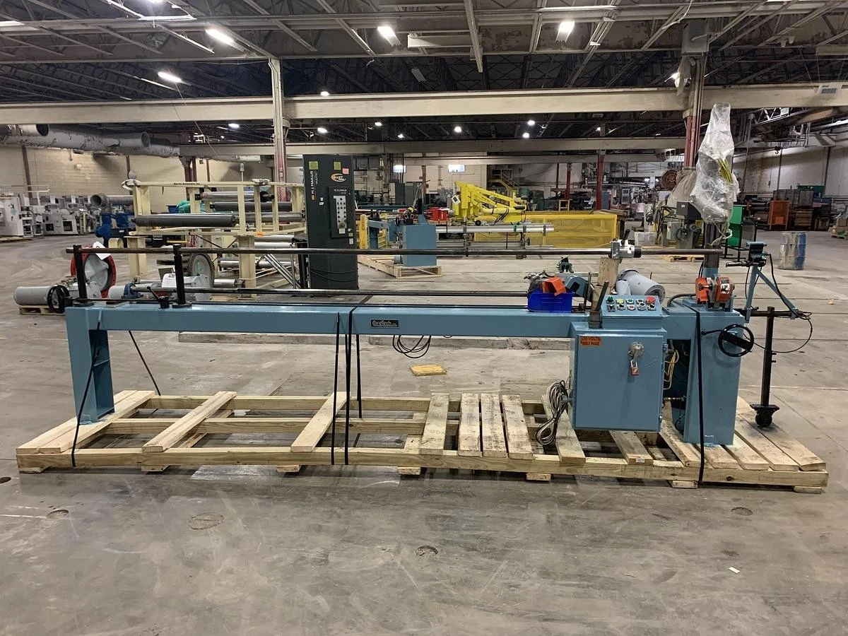 Used 120" WIDE CORETECH MODEL 10/120 CORE CUTTER AUTOMATIC UNIT