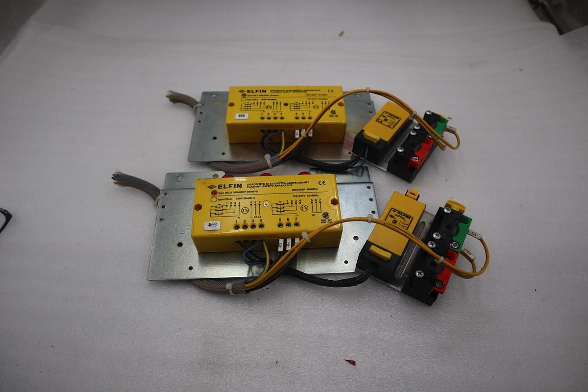 Used ELFIN 050ASL500FI10 Three-Phase Flashing Safety Device 220-690V STOCK 2076-A