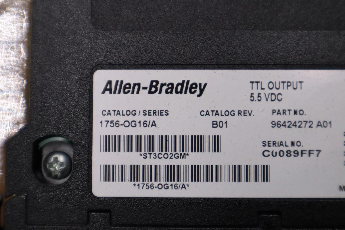 Used ALLEN BRADLEY 1756-OG16 SER. A 5.5VDC - NEW IN BOX - STOCK 3851CC