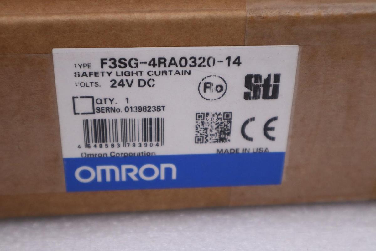 Used NEW OPEN BOX F3SG-4RA0320-14 OMRON detection safety light curtain STK 5604CC