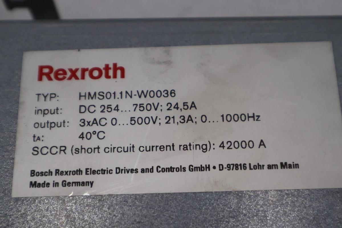 Used Rexroth HMS01.1N-W0036 Indradrive Drive  UNIT STOCK 4488