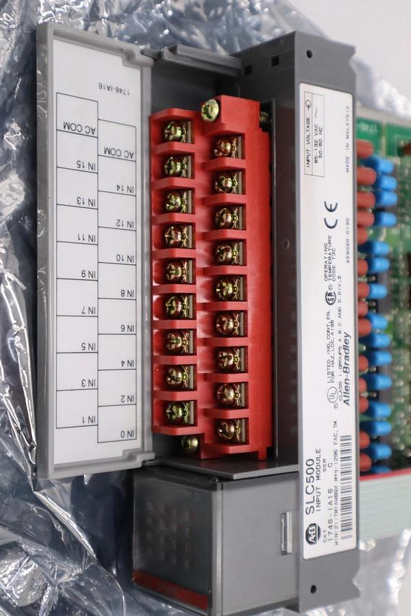 Used NEW OPEN BOX AB ALLEN BRADLEY 1746-IA16 SLC500 INPUT MODULE SERIES C STOCK H950A
