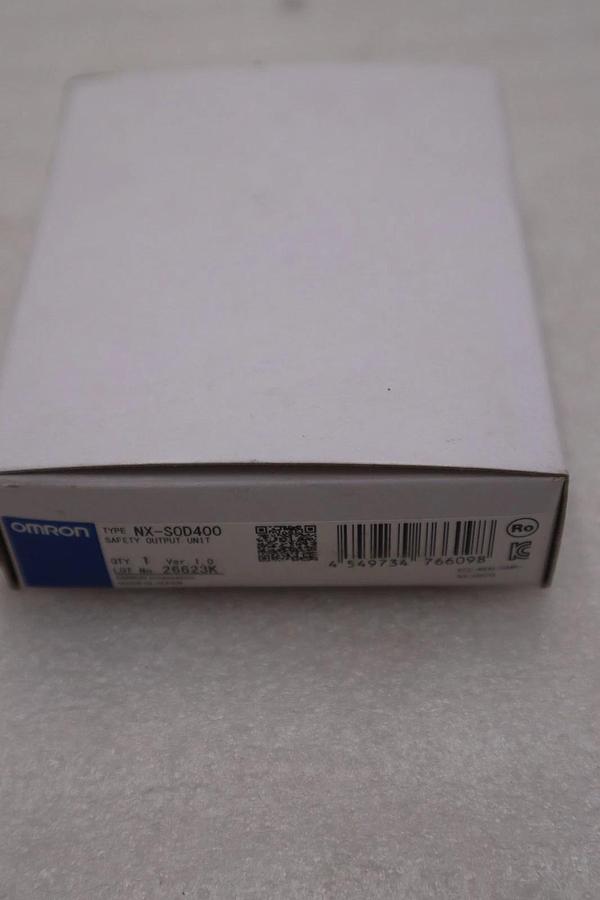 Used OMRON NX-S0D400 Safety Output Unit 4 Digital 24VDC - NEW SEALED - STOCK GF569A 4548583377066