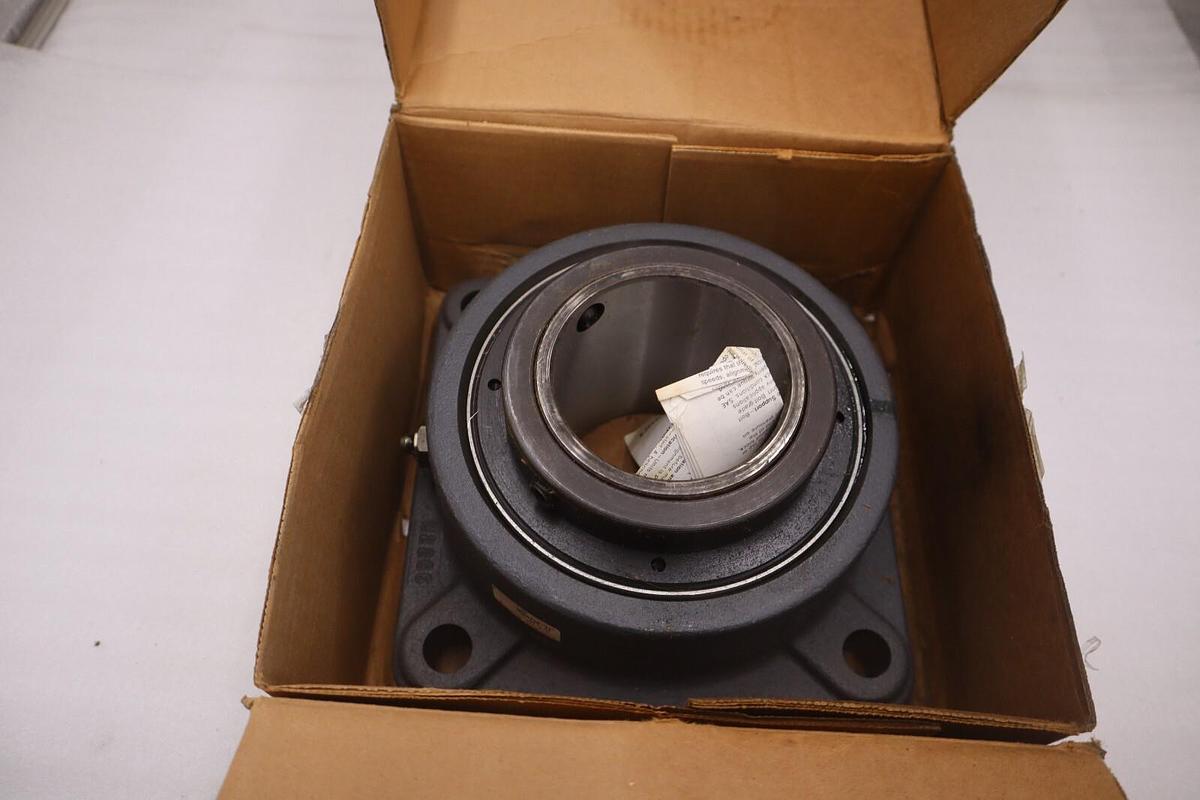 Used Link-Belt, Rexnord FEB22455H, 4 Bolt Flange Expansion Bearing, 3-7/16" Shaft NEW