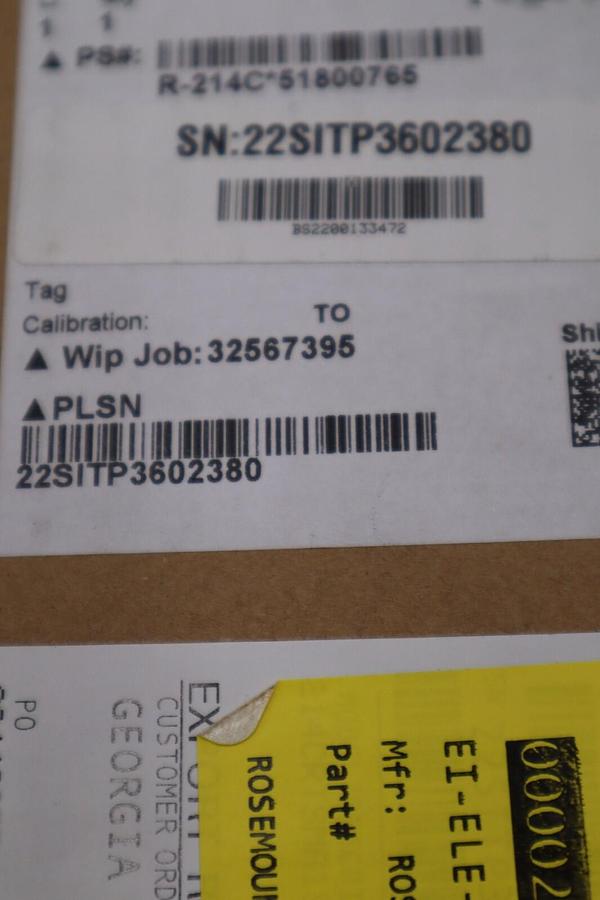 NEW Emerson Rosemount R-214C*51800765/ 0091A030T26T020DR06 STOCK G76