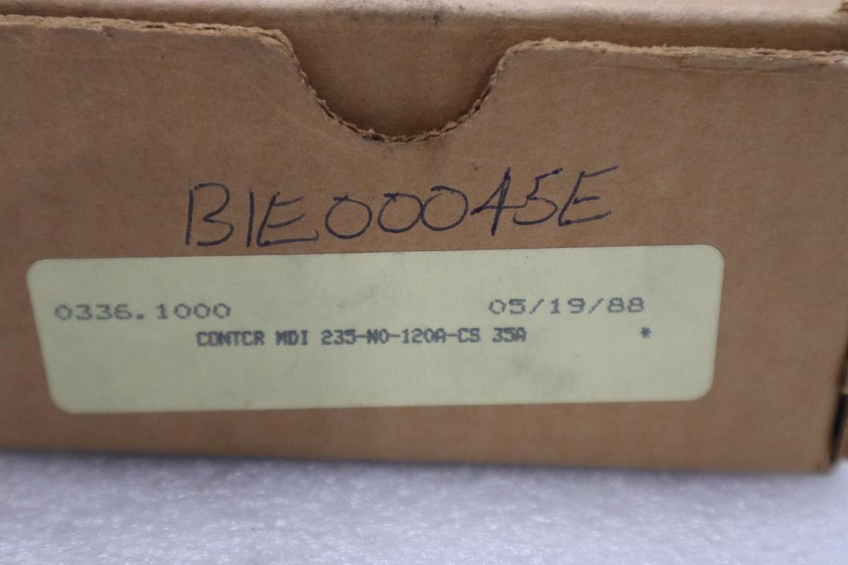 Used MERCURY CONTACTOR 235NO-120A-CS STOCK #L-232B