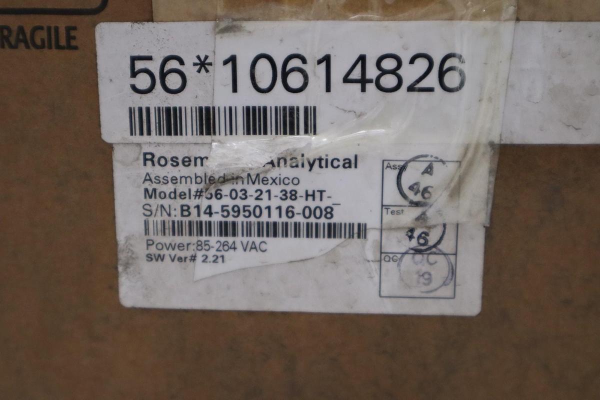 ROSEMOUNT 56-03-21-38-HT 56 Dual Input Analyzer (New Surplus) STOCK GF-242